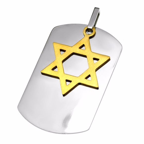Other - Dog Tag Pendant with Star of David
